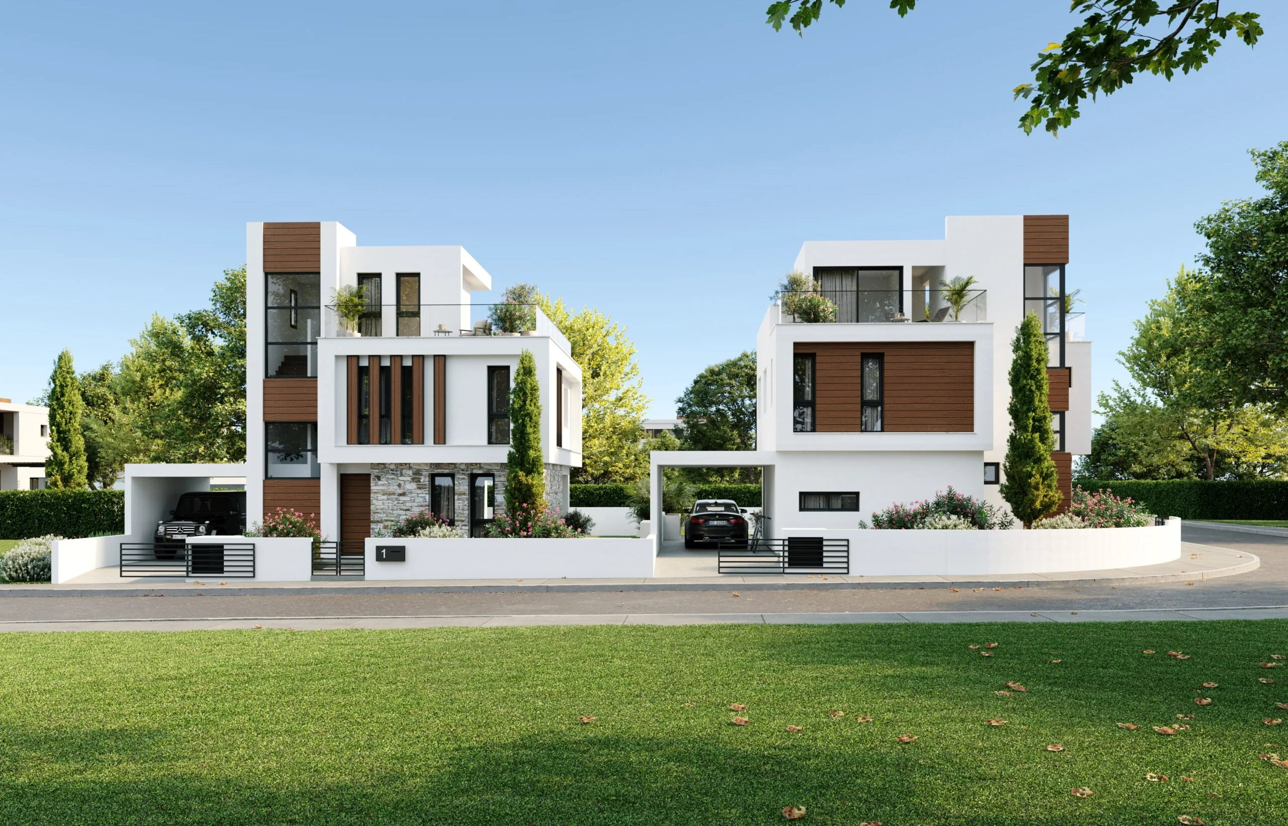 TWO RESIDENCES IN PYLA