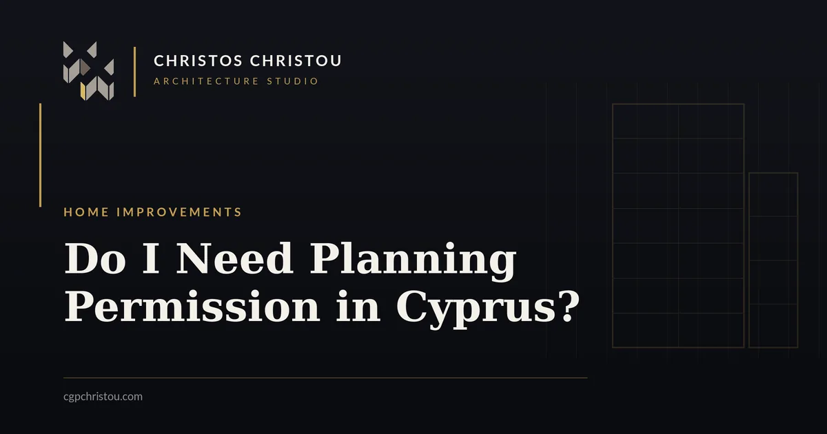 Do I need planning permission in Cyprus for extensions, pools and fences