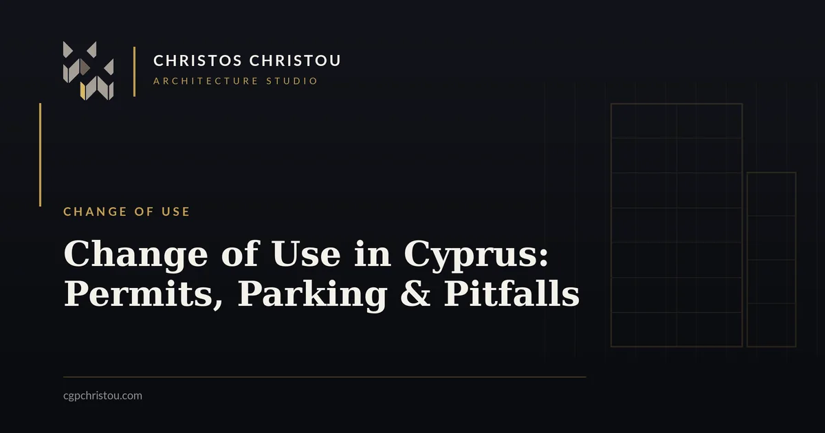 Change of Use in Cyprus: Turning a House into Offices, or a Shop into a Café